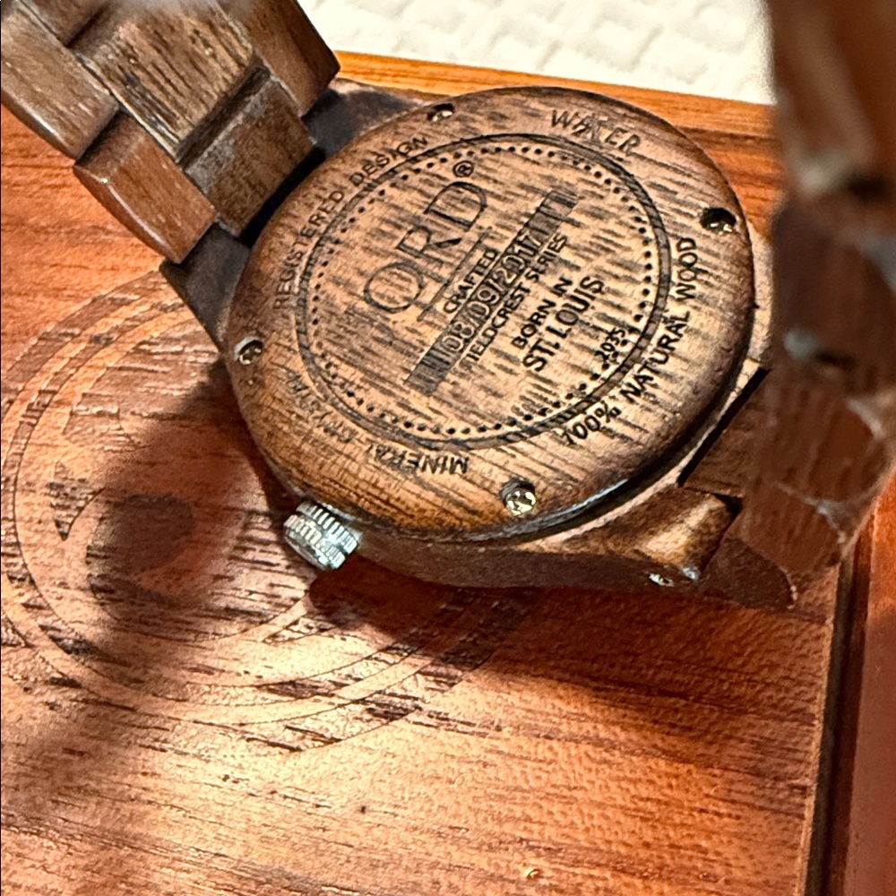 Men's JORD Wooden Watch - Brown - Picture 8 of 8
